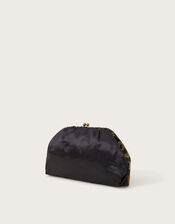 Alice Beaded Leopard Print Clutch, , large