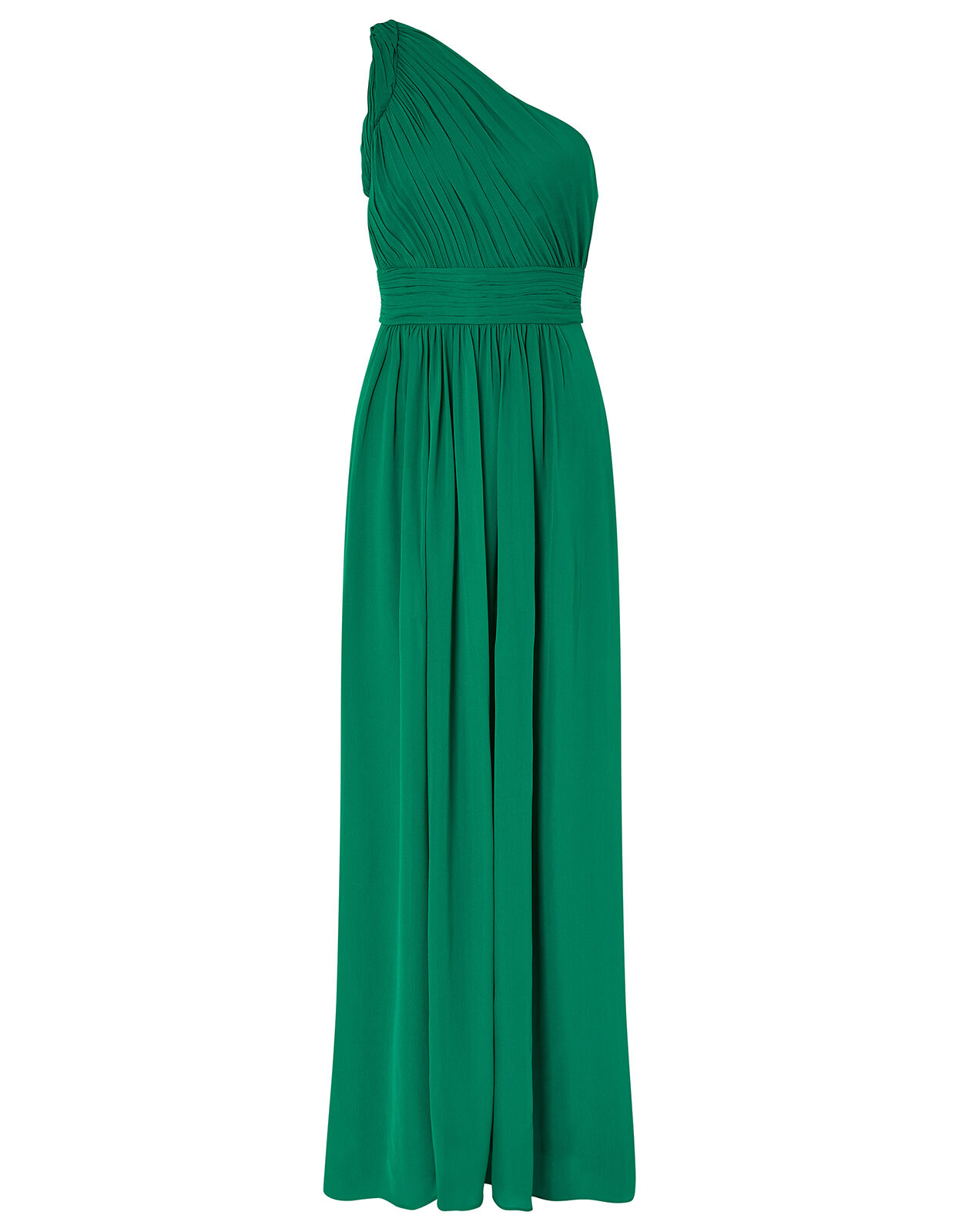 Dani One Shoulder Maxi Dress Green
