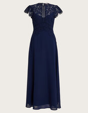 Louise Lace Shorter Length Dress, Blue (NAVY), large