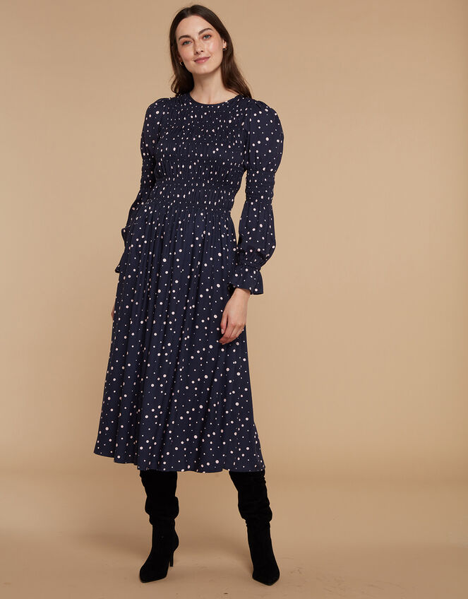 Mirla Beane Alexia Dress, Blue (NAVY), large