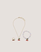 Cherry Jewellery Gift Box Set, , large