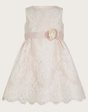 Baby Valeria Lace Dress, Pink (PINK), large