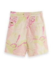 Scotch and Soda Floral Print Casual Shorts, Pink (PINK), large