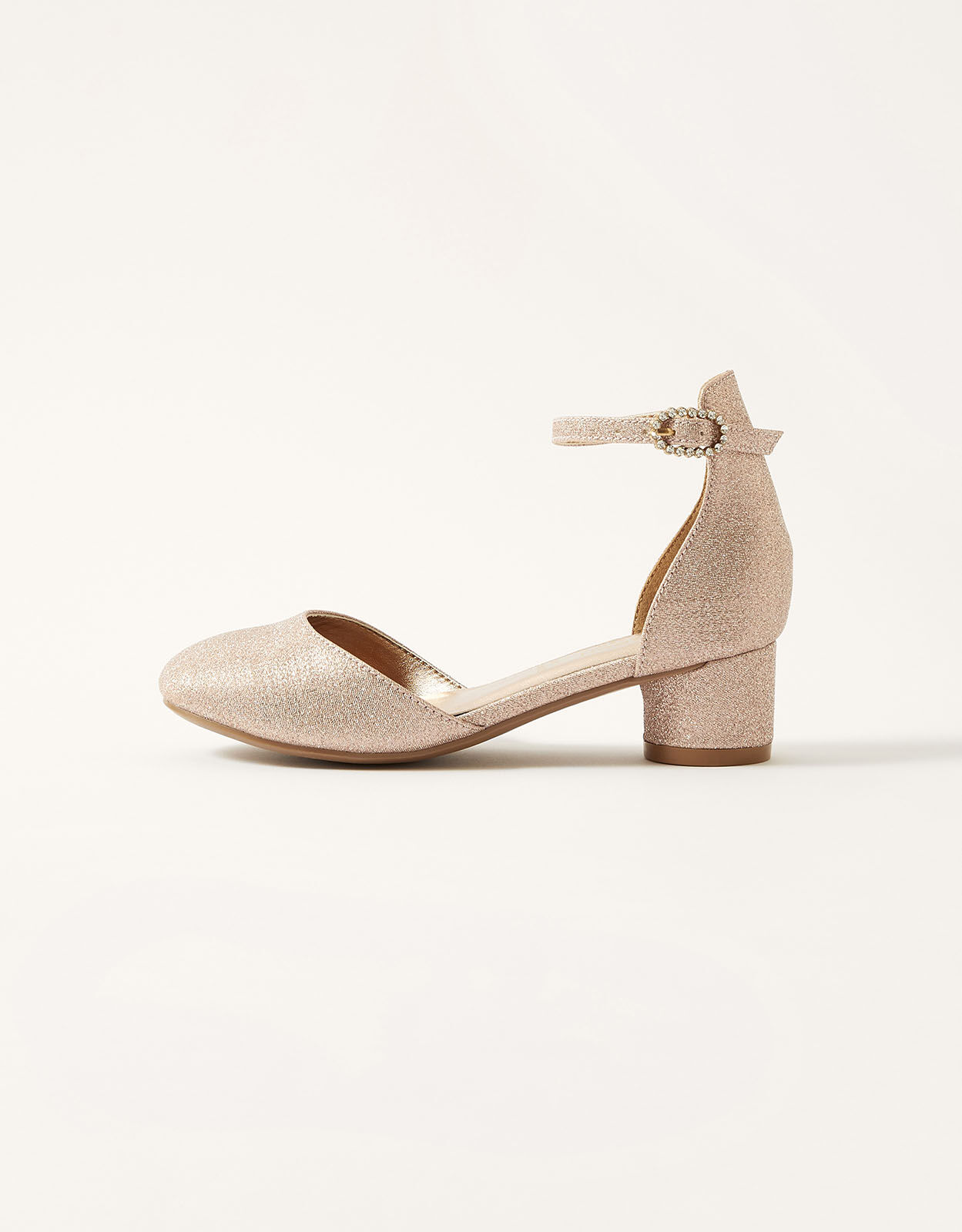 Shimmer Two Part Heels Gold