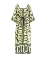 East Harriet Print Dress, Green (GREEN), large