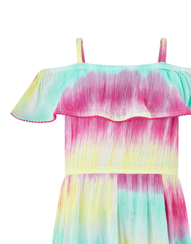 Thaia Tie-Dye Hanky Hem Dress, Multi (MULTI), large