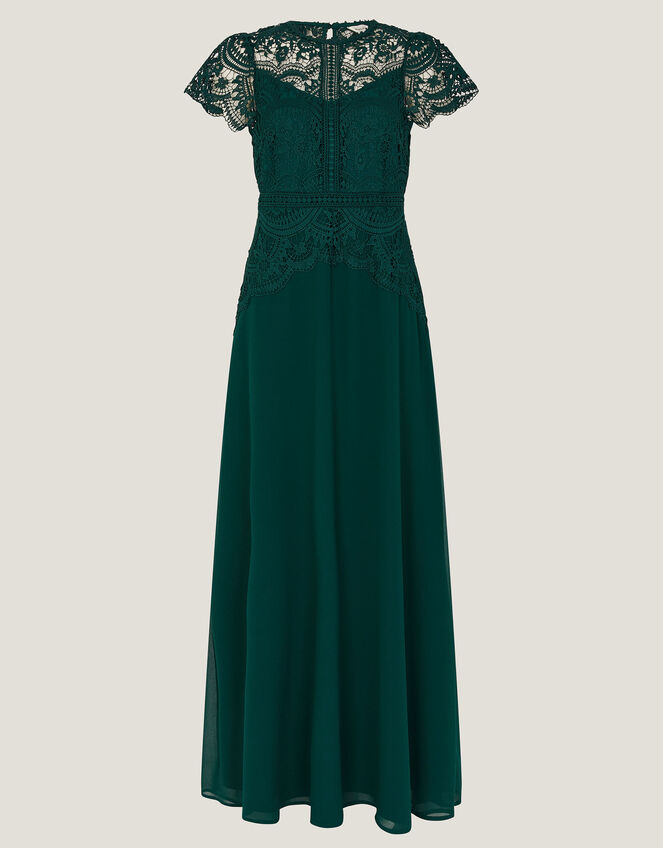Monica Lace Bridesmaid Dress, Green (GREEN), large