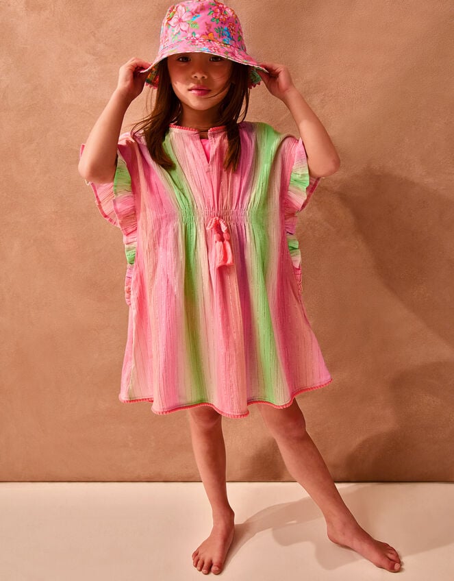 Ombr&eacute; Stripe Kaftan, Multi (MULTI), large