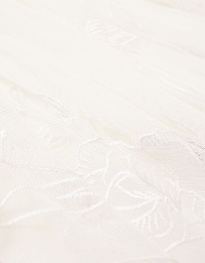 Floral Embroidered Bridal Veil, , large