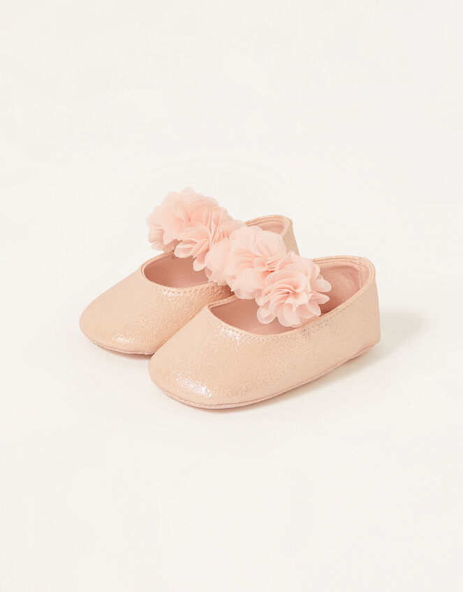 Textured Corsage Booties, Pink (PINK), large