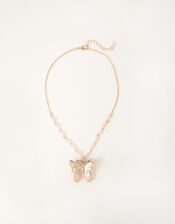 Flutter Butterfly Locket Necklace , , large