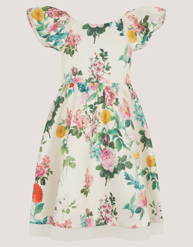 Kelli Botanical Floral Print Dress, Multi (MULTI), large