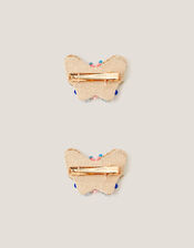 2-Pack Sequin Butterfly Hair Clips, , large