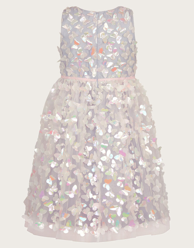 Luella Iridescent 3D Butterfly Dress, Purple (LILAC), large