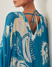 Amisha Ornate Print Kaftan, , large
