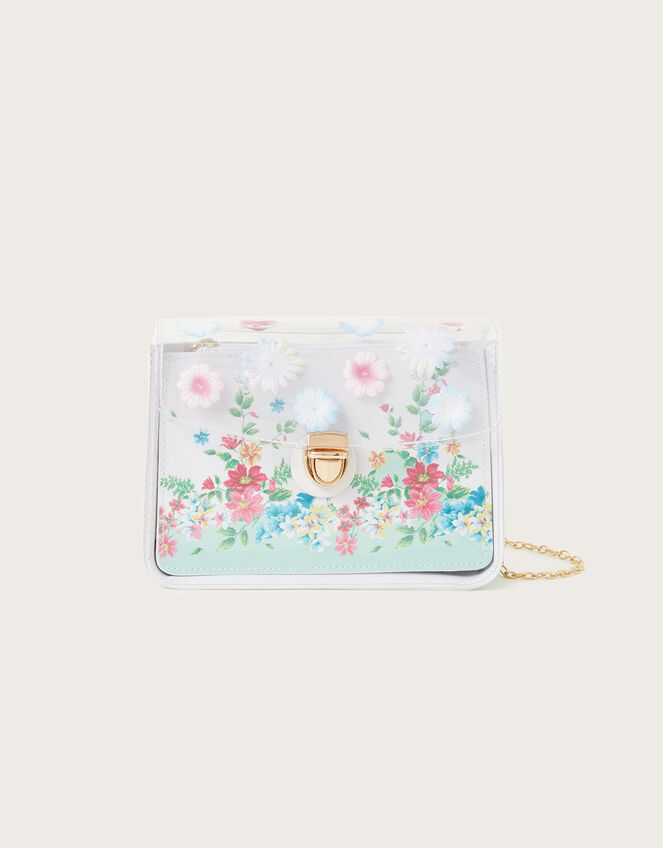 Pressed Flower Satchel, , large