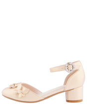 Butterfly Patent Two-Part Heeled Shoes, Pink (PINK), large