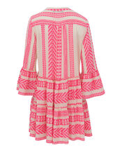 Devotion Twins Short Jacquard Dress, Pink (PINK), large