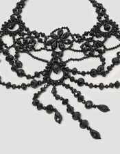 Beaded Chandelier Collar Necklace, , large