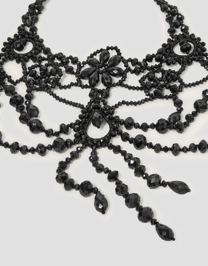 Beaded Chandelier Collar Necklace, , large