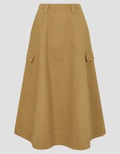 Hanna Cargo Maxi Skirt, Natural (NATURAL), large