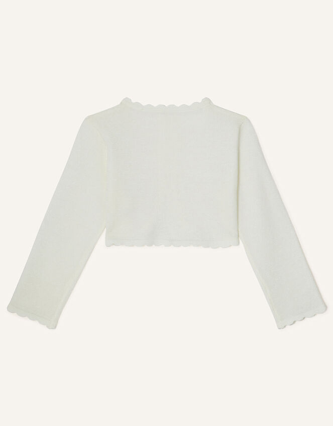 Baby Niamh Cardigan, Ivory (IVORY), large