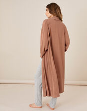 LOUNGE Ellie Midi Cardigan, Brown (BROWN), large