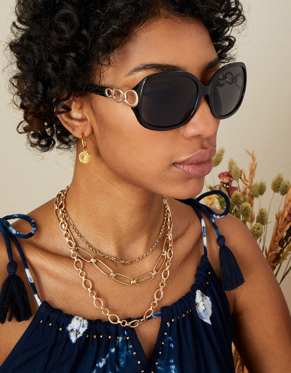 Women Women's Accessories | Square Wrap Sunglasses - IA91647