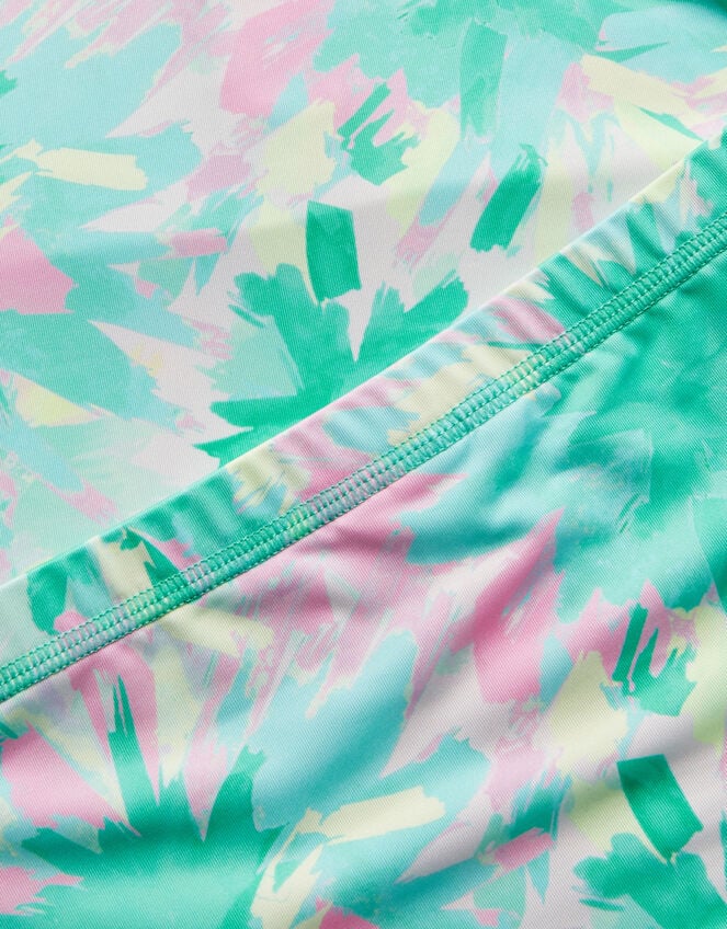 Splash Palm Print Swim Set, Green (GREEN), large