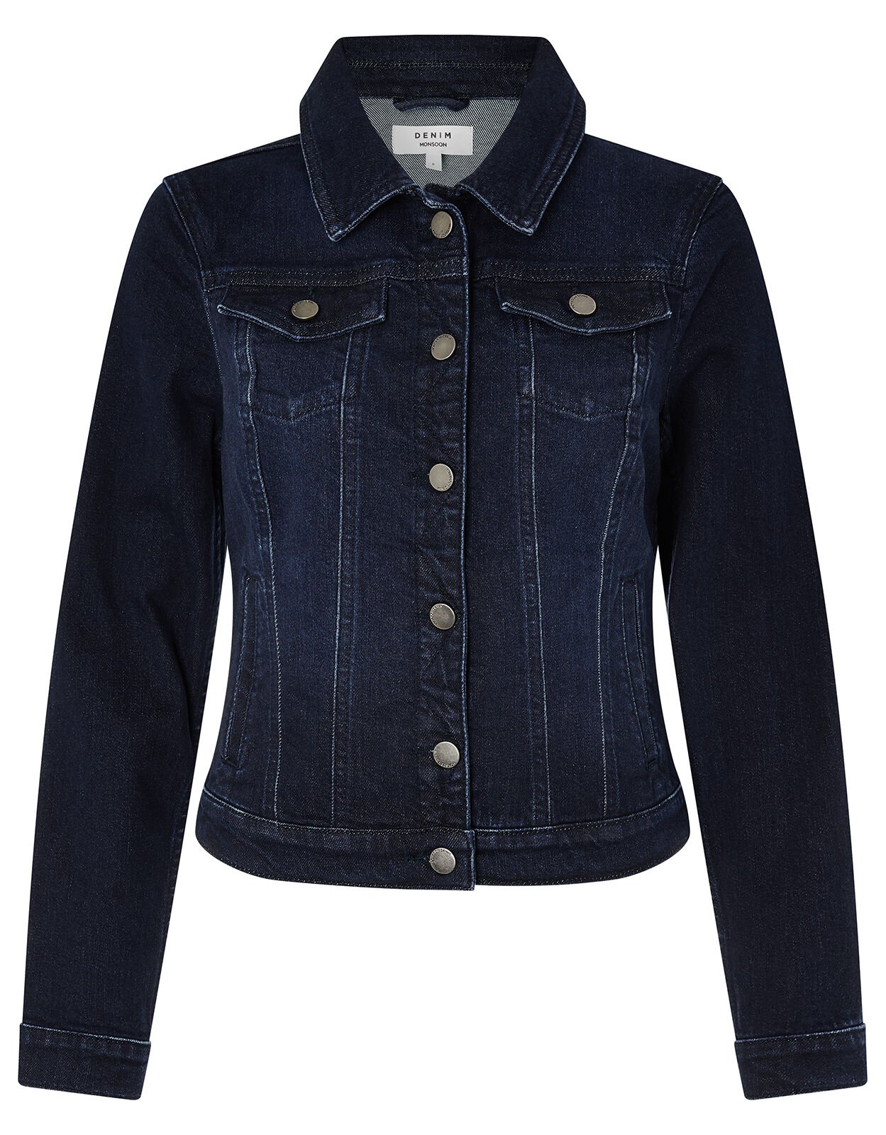Dark Wash Denim Jacket Blue Denim Monsoon UK