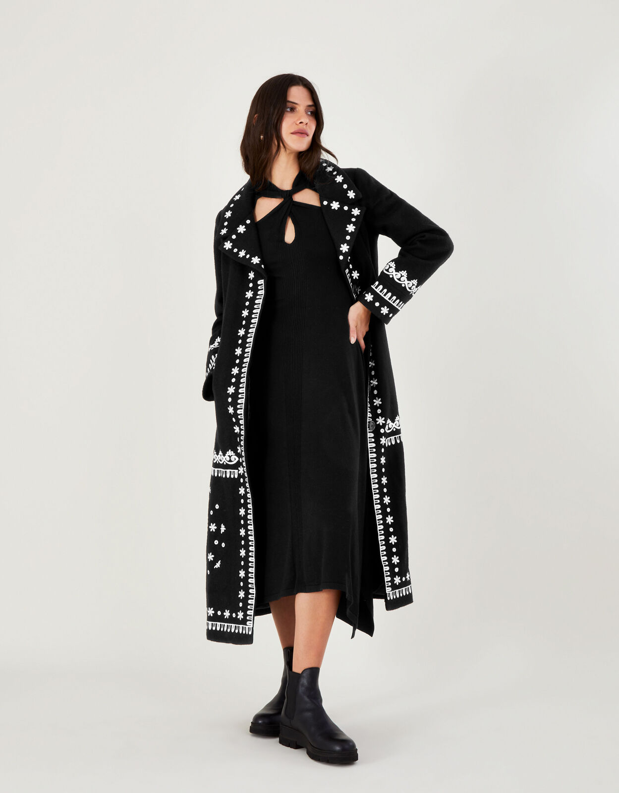 Embroidered coat uk sales