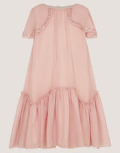 Elena Sequin Swing Party Dress, Pink (PALE PINK), large