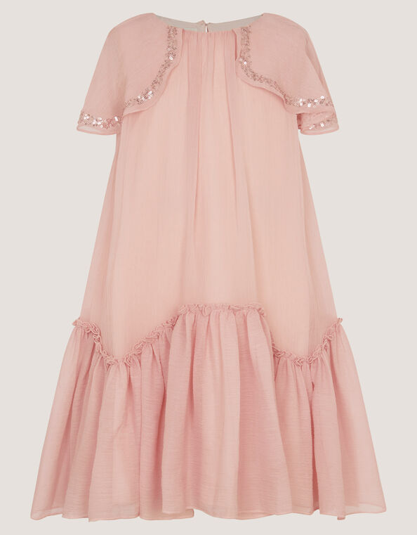 Elena Sequin Swing Party Dress, Pink (PALE PINK), large