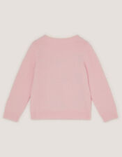 House Scene Knit Christmas Jumper, Pink (PINK), large