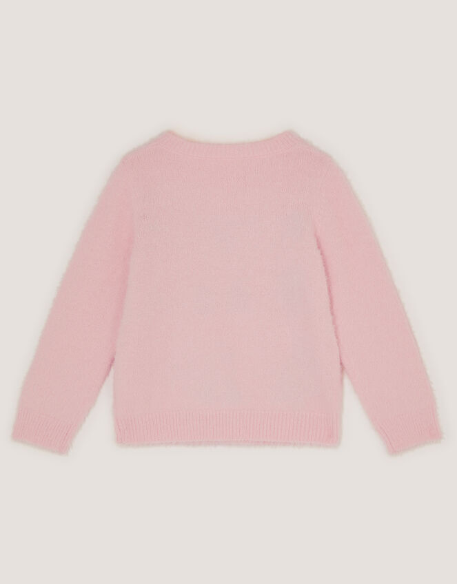 House Scene Knit Christmas Jumper, Pink (PINK), large