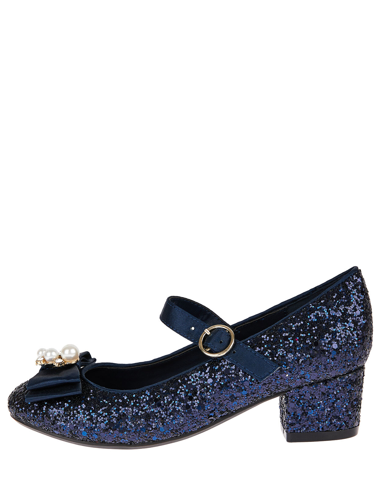 Navy outlet glitter shoes