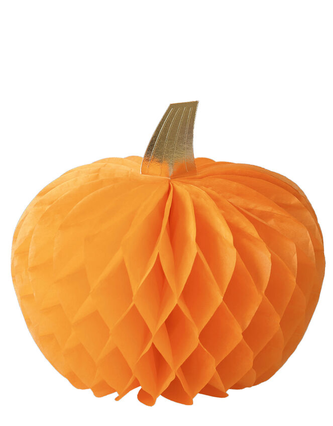 Meri Meri 10-Pack Honeycomb Pumpkin Decorations, , large