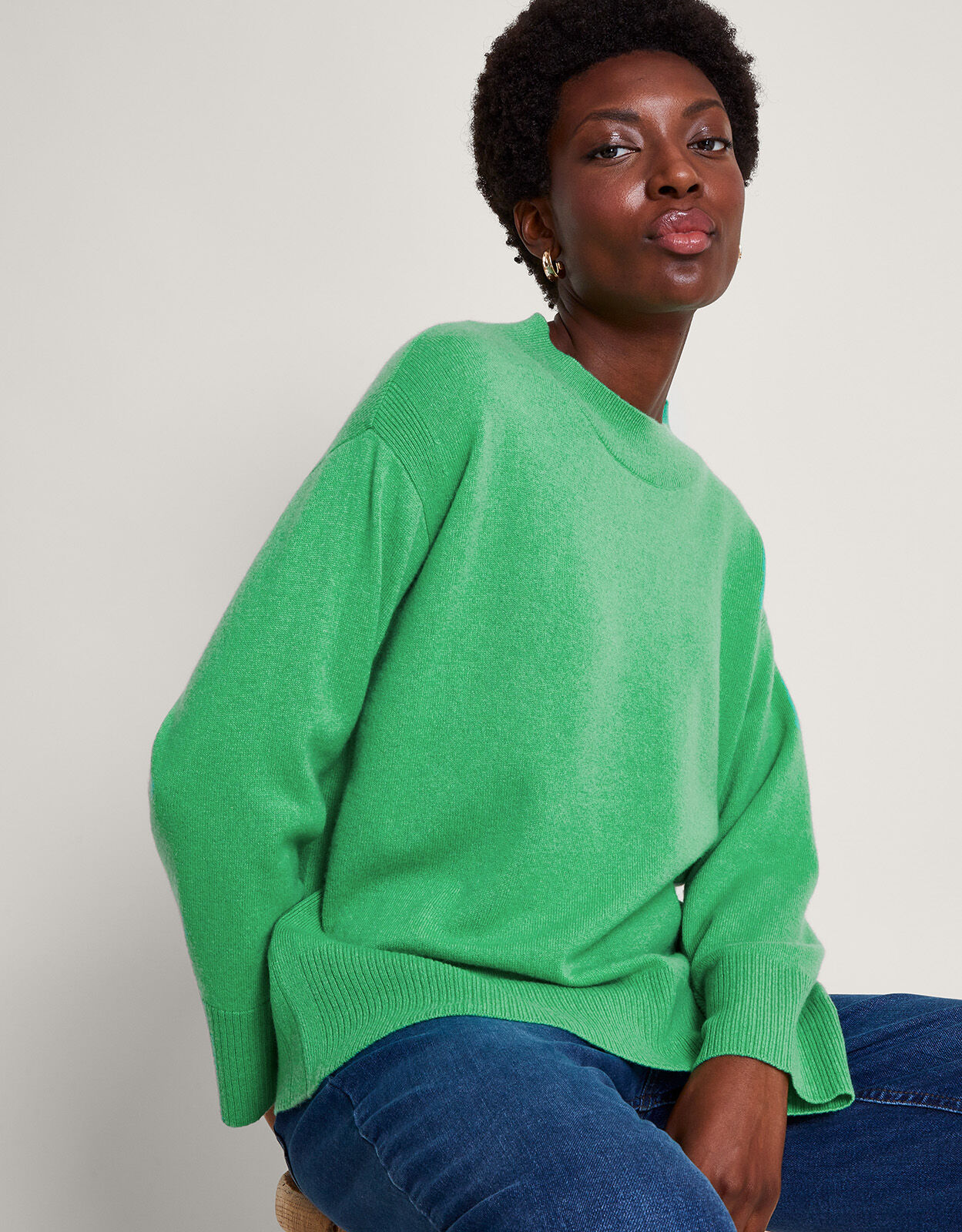 Green cashmere jumpers new arrivals