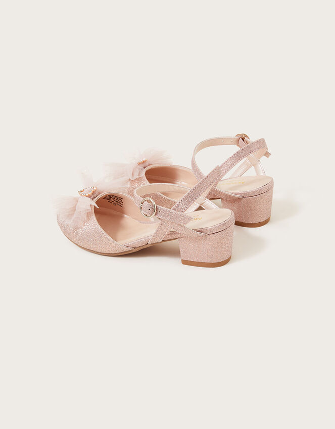 Heart Sling Back Heels, Pink (PINK), large