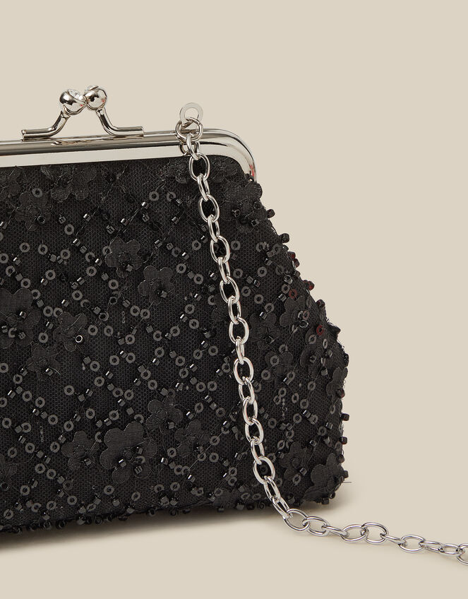 Taylor Beaded Bag , Black (BLACK), large