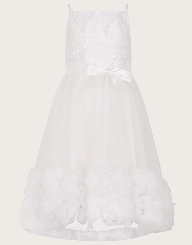 Odette Blossom 3D Dress, Ivory (IVORY), large