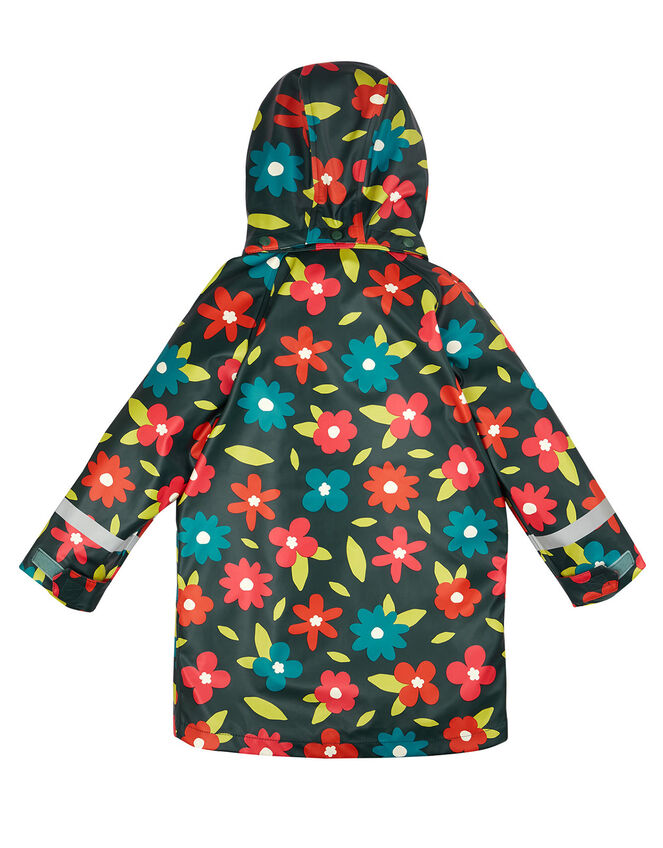 Frugi Rainy Days Coat, Green (GREEN), large