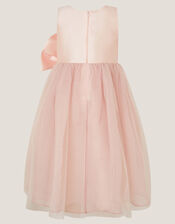 Waterfall Bow Tulle Dress, Pink (PINK), large