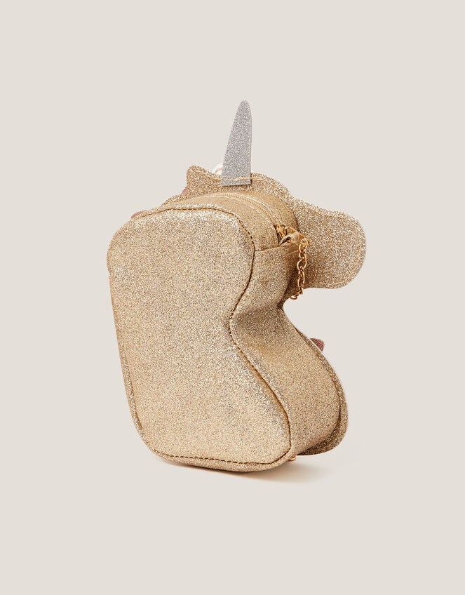 Ella Sequin Flower Unicorn Bag, , large