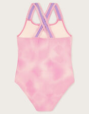 Embellished Unicorn Swimsuit, Pink (PALE PINK), large