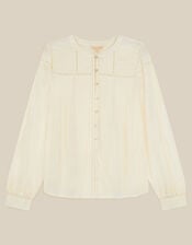 East Scarlet Pintuck Blouse, Ivory (IVORY), large