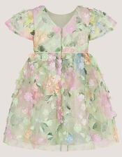 Baby Eliza Floral Appliqu&eacute; Party Dress, Multi (MULTI), large