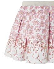 Petal Jacquard Skirt, Pink (PINK), large