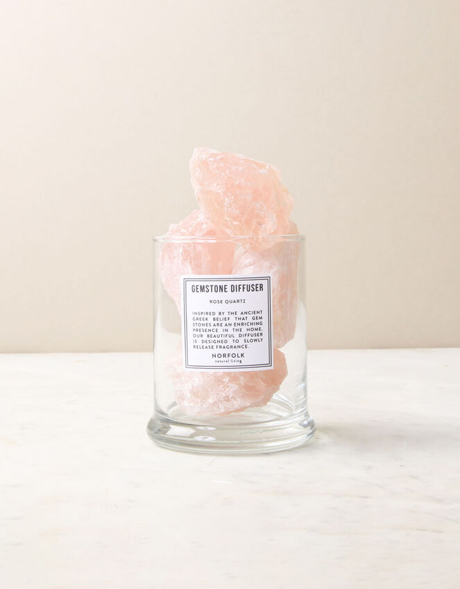 Norfolk Natural Living Rose Quartz Gemstone Diffuser, , large