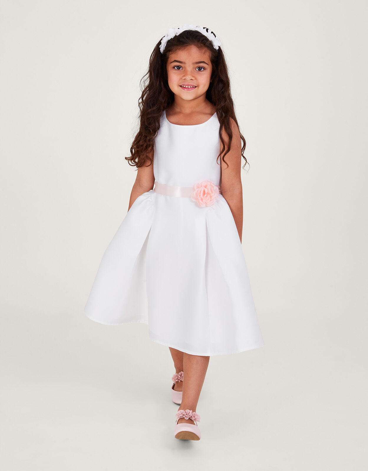 Baby Girls Long Sleeve Baptism Dress Girls Toddler Christening Gown Flower  Girl Dress 24M 2T - Walmart.com